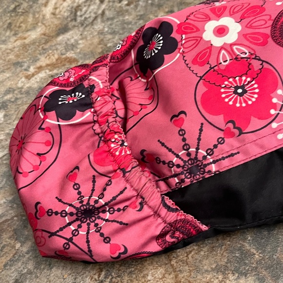 ☃️💖 MEXX Pink Paisley Snow suit Baby 9-12 months VGUC - Picture 7 of 11